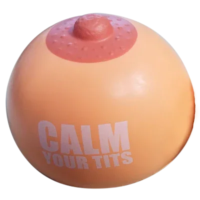 calm your tits stress ball single