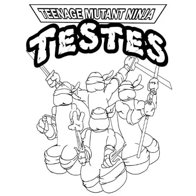 eat a bag of dicks coloring book tmnt
