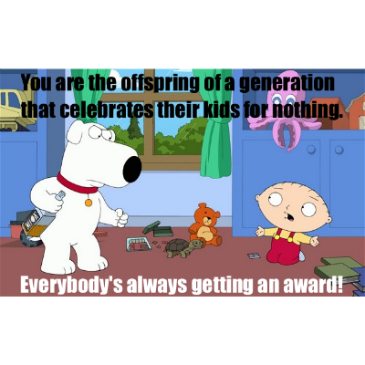 participation trophy family guy