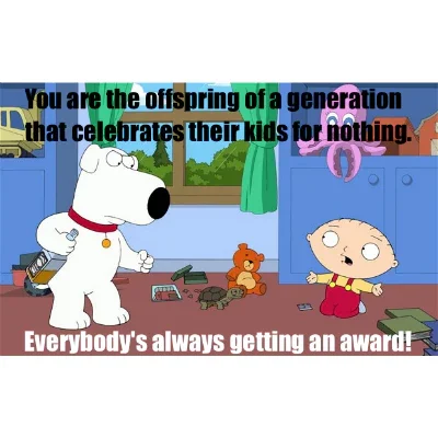 participation trophy family guy