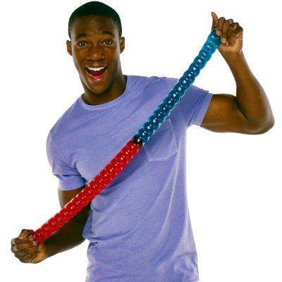 giant ribbed gummy dick dildo