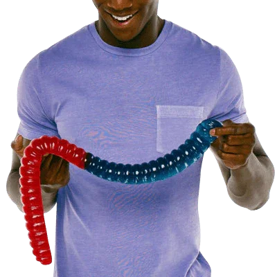 GIANT GUMMY DICK DILDO - EAT A DICK!