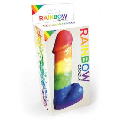 magnum rainbow dick candle box