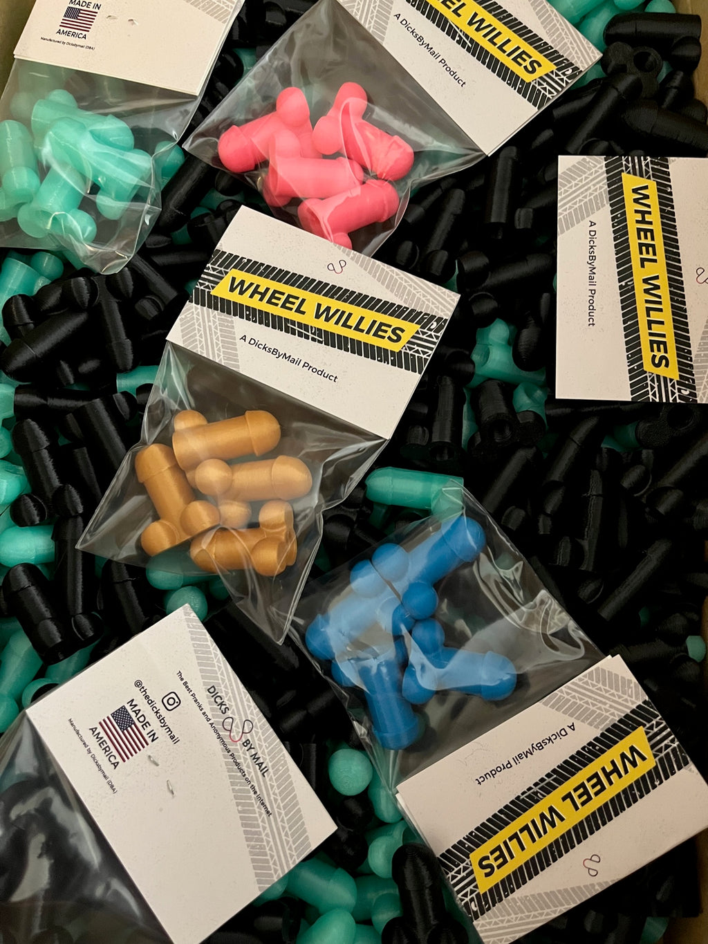 Wheel Willies - Hilarious Penis Valve Caps